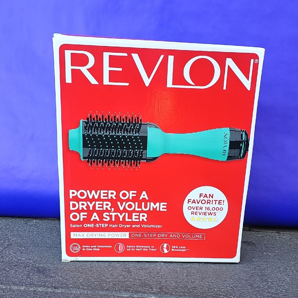 Revlon Teal and Black Hair Styler
